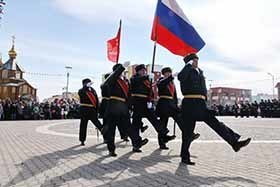 Более трети жителей столицы Чукотки встретили День Победы на главной площади города