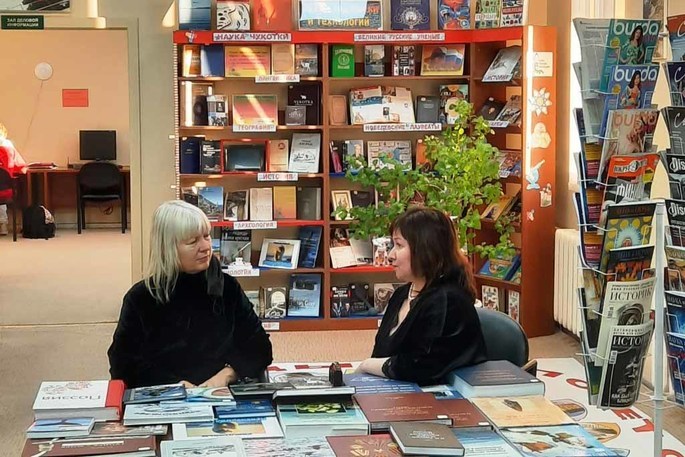 Советник по культуре при Посольстве Швеции в России посетила библиотеку им. Тана-Богораза