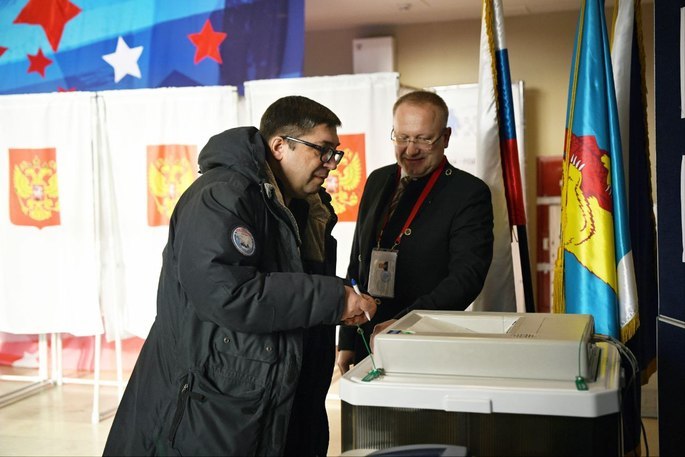 Леонид Николаев проголосовал на выборах Президента России