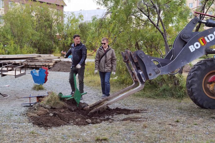 В Анадыре приступили к благоустройству парка «Молодёжный»