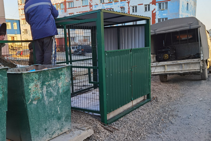 Дополнительные места для нестандартного мусора оборудованы в Анадыре