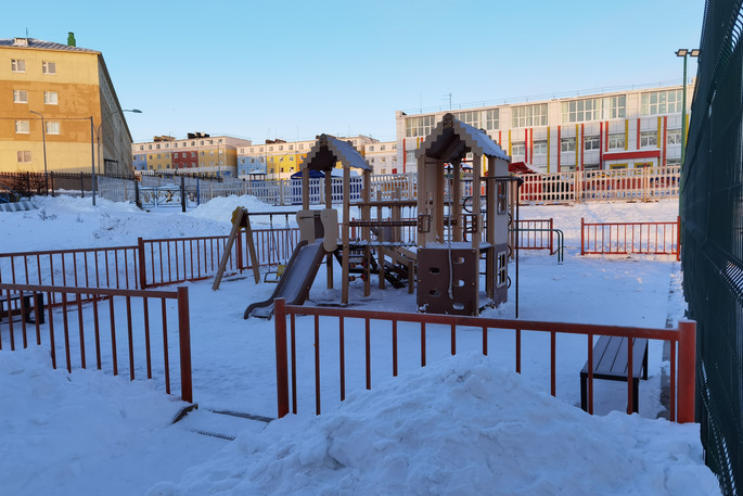 Детская и спортивная площадки на улице Тевлянто готовы к использованию 