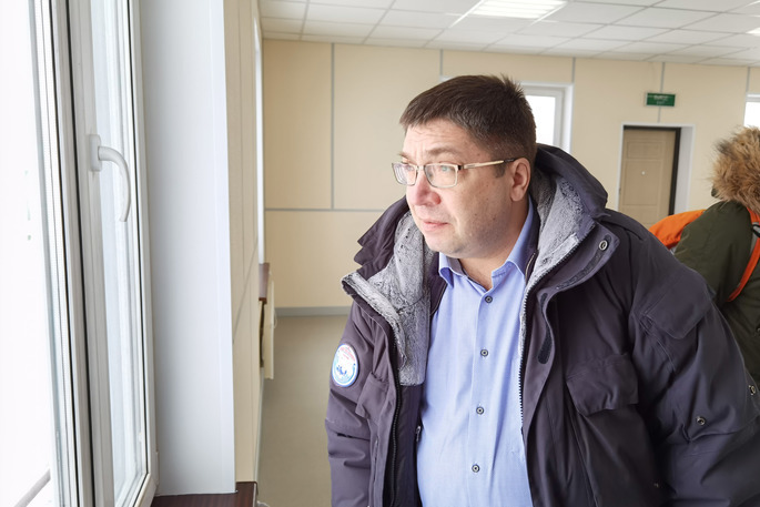 В окружной столице завершилось строительство кафе рядом с вертолётной площадкой
