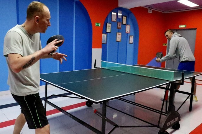 В Анадыре росгвардейцы определили самую быструю ракетку в турнире по настольному теннису