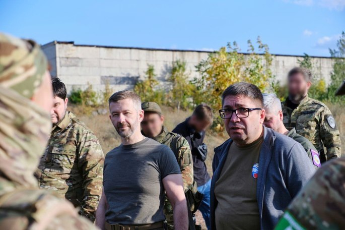 Леонид Николаев встретился с бойцами в зоне проведения СВО
