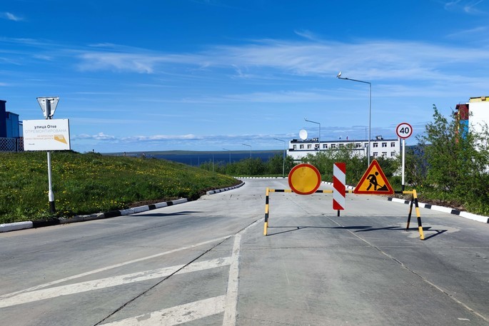 Завершен ремонт участка дороги «Подъезд к стоянке Правительства»