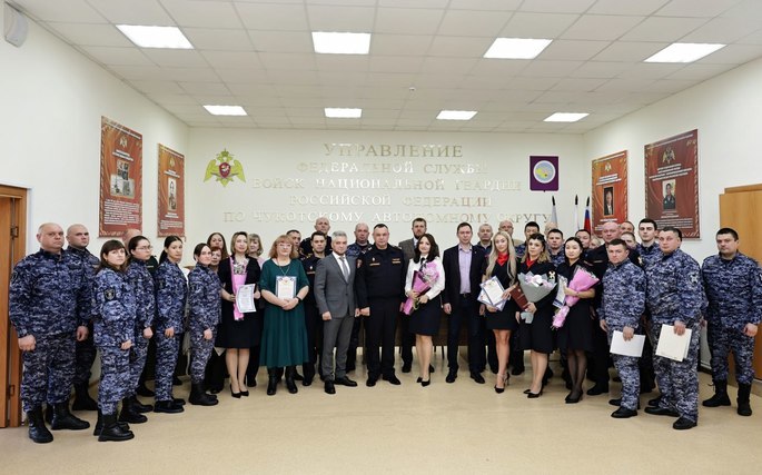 Сотрудники вневедомственной охраны Росгвардии отмечают свой профессиональный праздник!