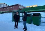 🧹Глава города Сергей Спицын проверил ход установки новых контейнерных площадок.